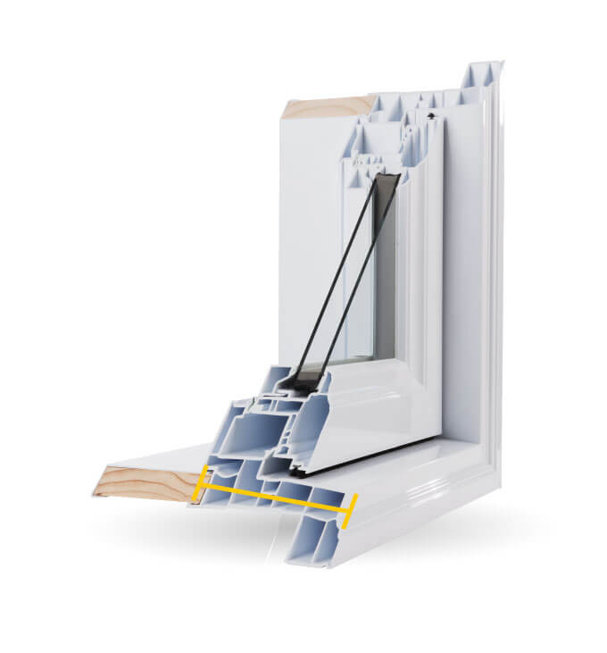 Awning Windows - 4 1/2″ PVC Welded Frame